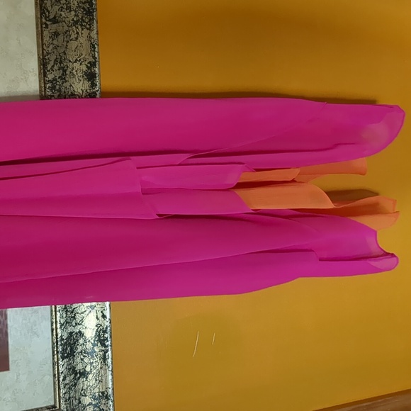 BAR III FUSCHIA/ORANGE DRESS - Picture 6 of 10